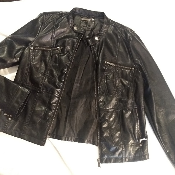 Leather Look Jacket - Picture 2 of 3